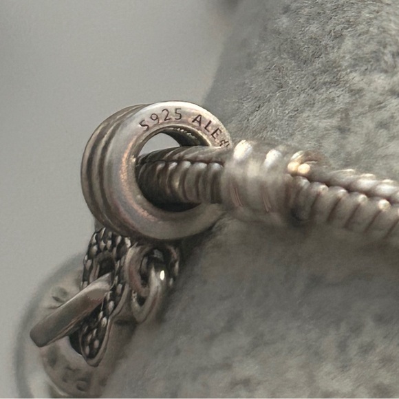 Pandora Interlocking Hearts Dangle Charm - Picture 3 of 5